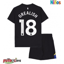 Camiseta Everton Jack Grealish #18 Tercera Equipación para niños 2025-26 manga corta (+ pantalones cortos)